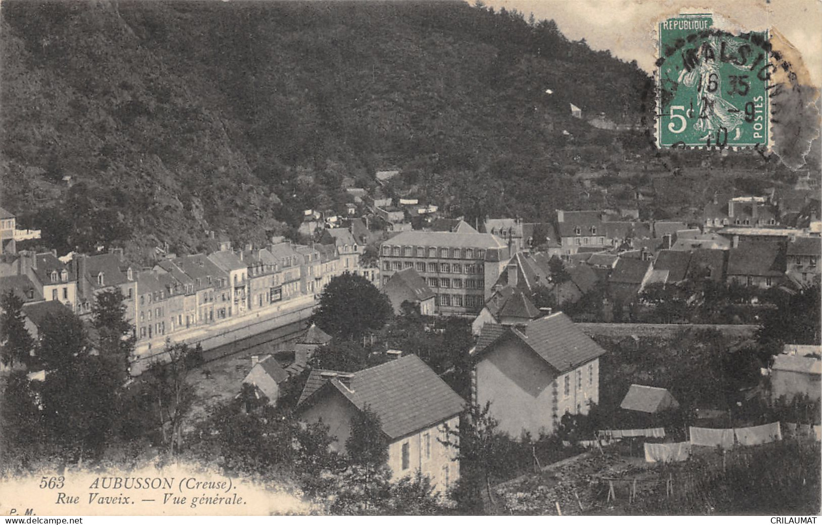 23-AUBUSSON-RUE VAVEIX-N T6019-H/0199 - Aubusson