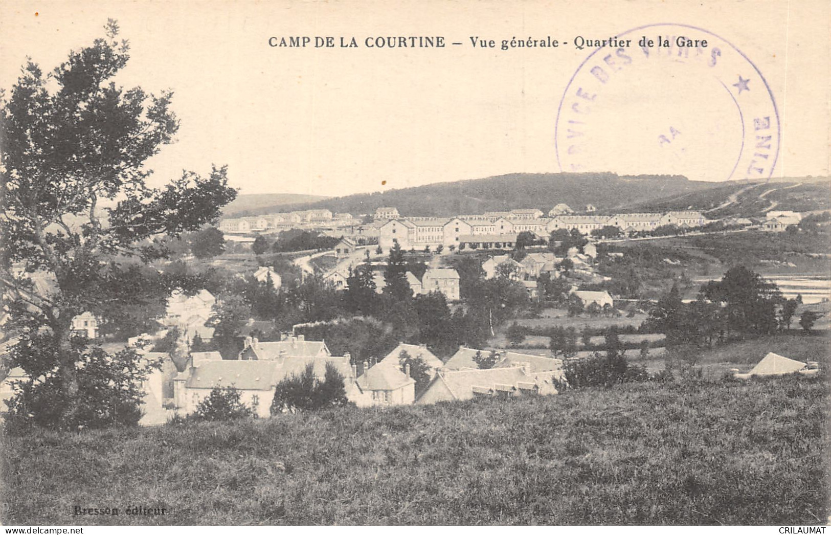 23-LA COURTINE-LE CAMP DE LA COURTINE-QUARTIER DE LA GARE-N T6019-H/0099 - La Courtine