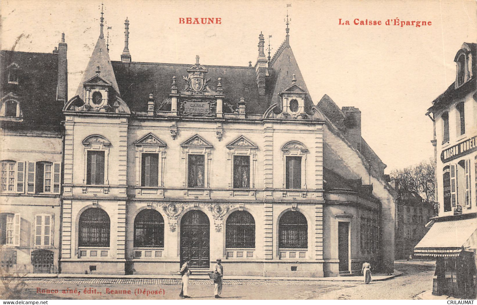 21-BEAUNE-LA CAISSE D EPARGNE-N T6019-H/0083 - Beaune