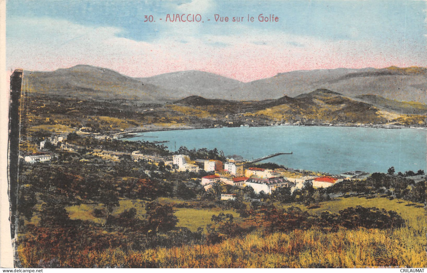 20-AJACCIO-VUE SUR LE GOLFE-N T6019-G/0227 - Ajaccio