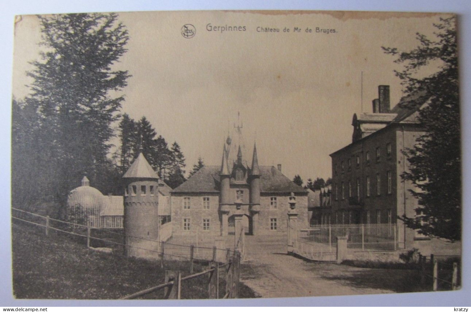 BELGIQUE - HAINAUT - GERPINNES - Château De Mr. De Bruges - 1925 - Gerpinnes