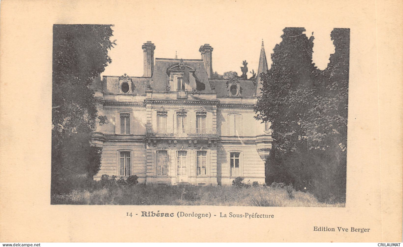 24-RIBERAC-LA SOUS PREFECTURE-N T6020-C/0223 - Riberac