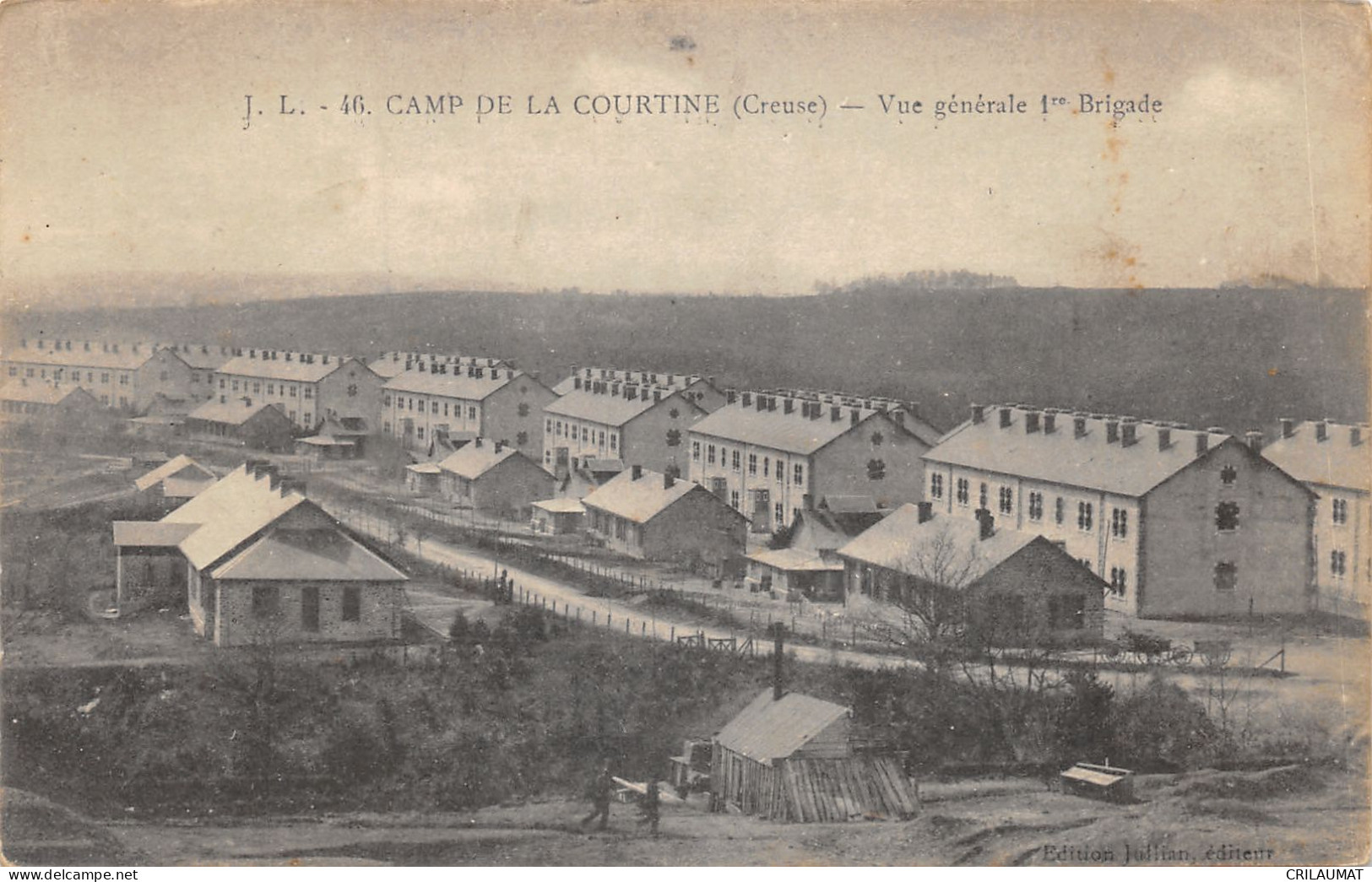 23-LA COURTINE-LE CAMP-1ERE BRIGADE-N T6020-C/0015 - La Courtine
