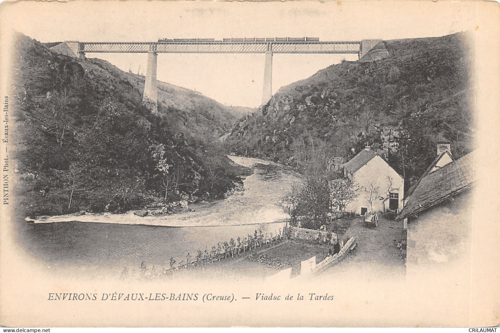 23-EVAUX LES BAINS-VIADUC DE LA TARDES-N T6020-B/0191 - Evaux Les Bains