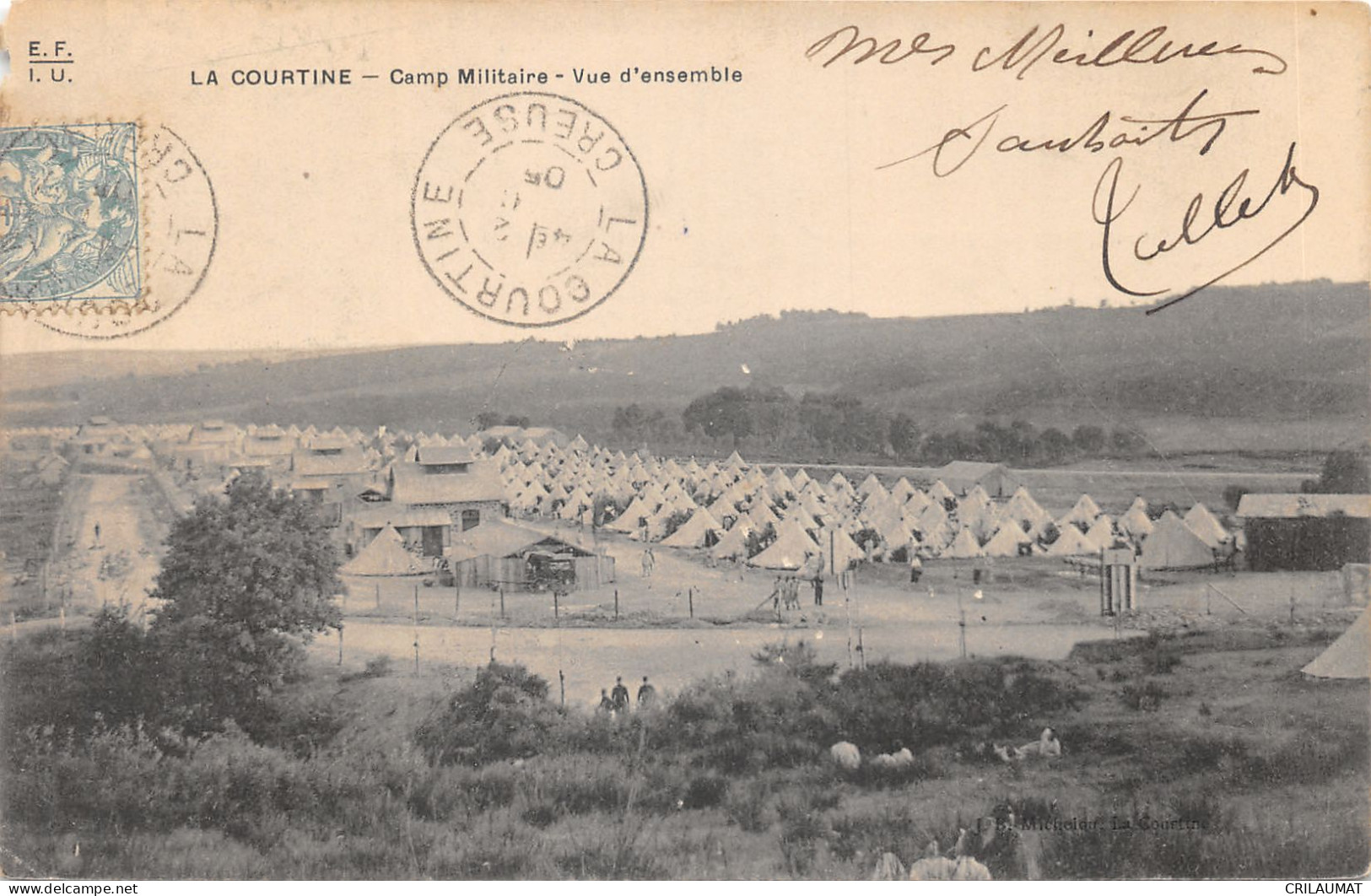 23-LA COURTINE-CAMP MILITAIRE-N T6020-B/0129 - La Courtine