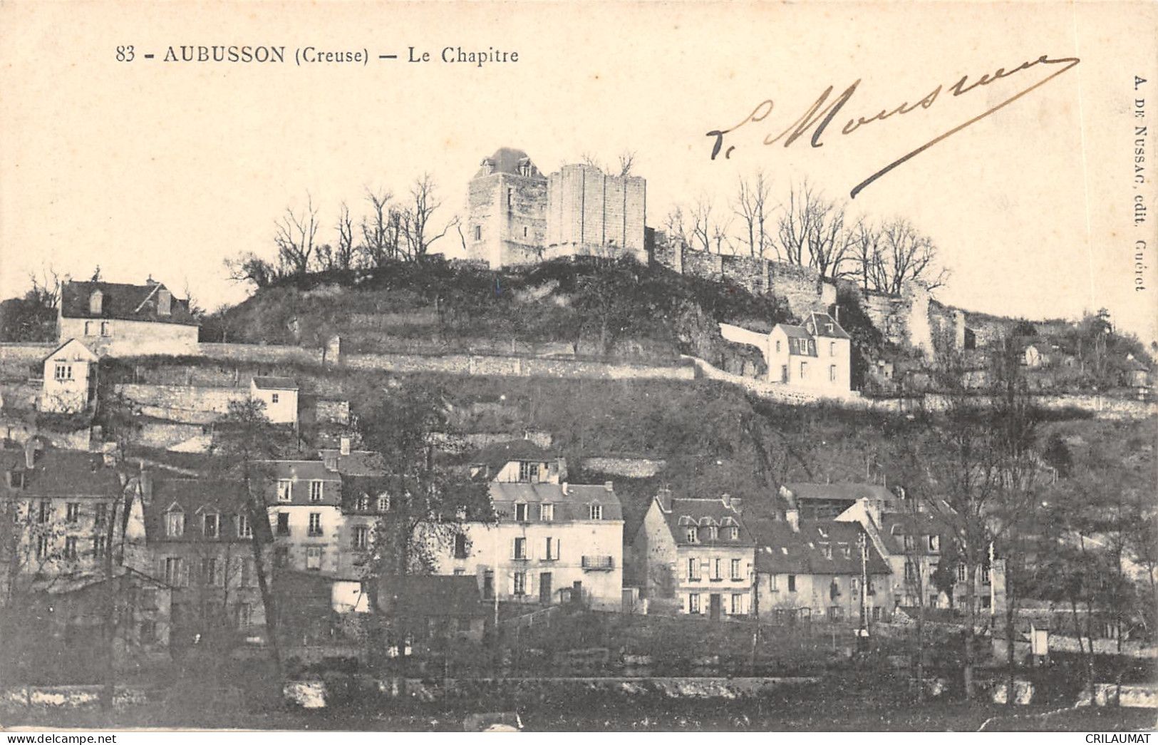 23-AUBUSSON-LE CHAPITRE-N T6020-B/0107 - Aubusson