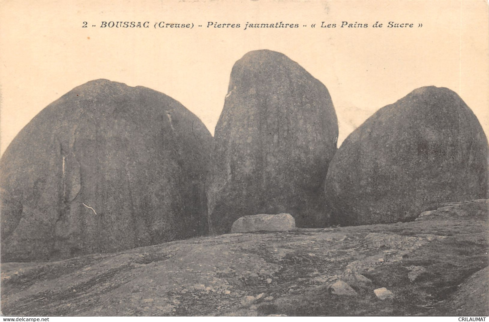 23-BOUSSAC -PIERRES JAUMATRES-PAIN DE SUCRE-N T6020-A/0381 - Boussac
