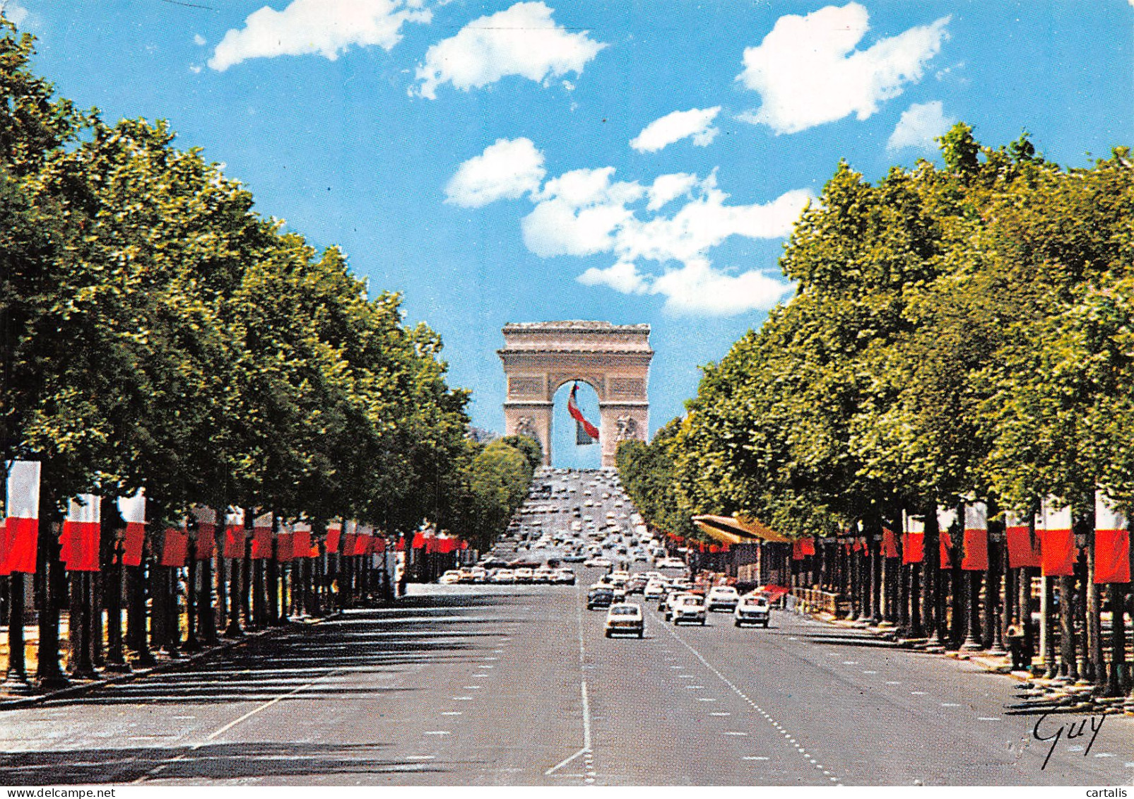 75-PARIS L ARC DE TRIOMPHE-N°4159-B/0335 - Arc De Triomphe