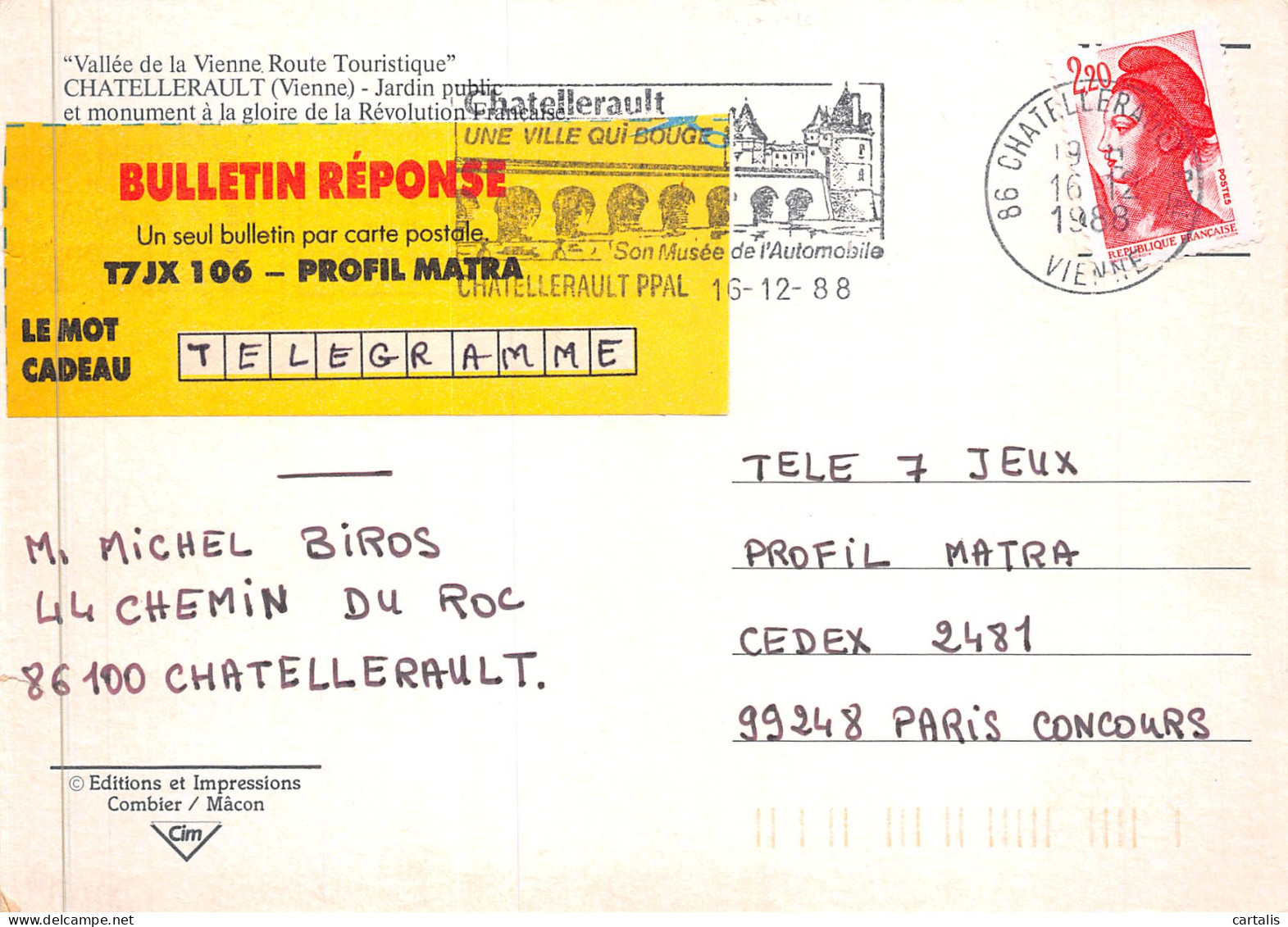 86-CHATELLERAULT -N°4159-B/0199 - Chatellerault