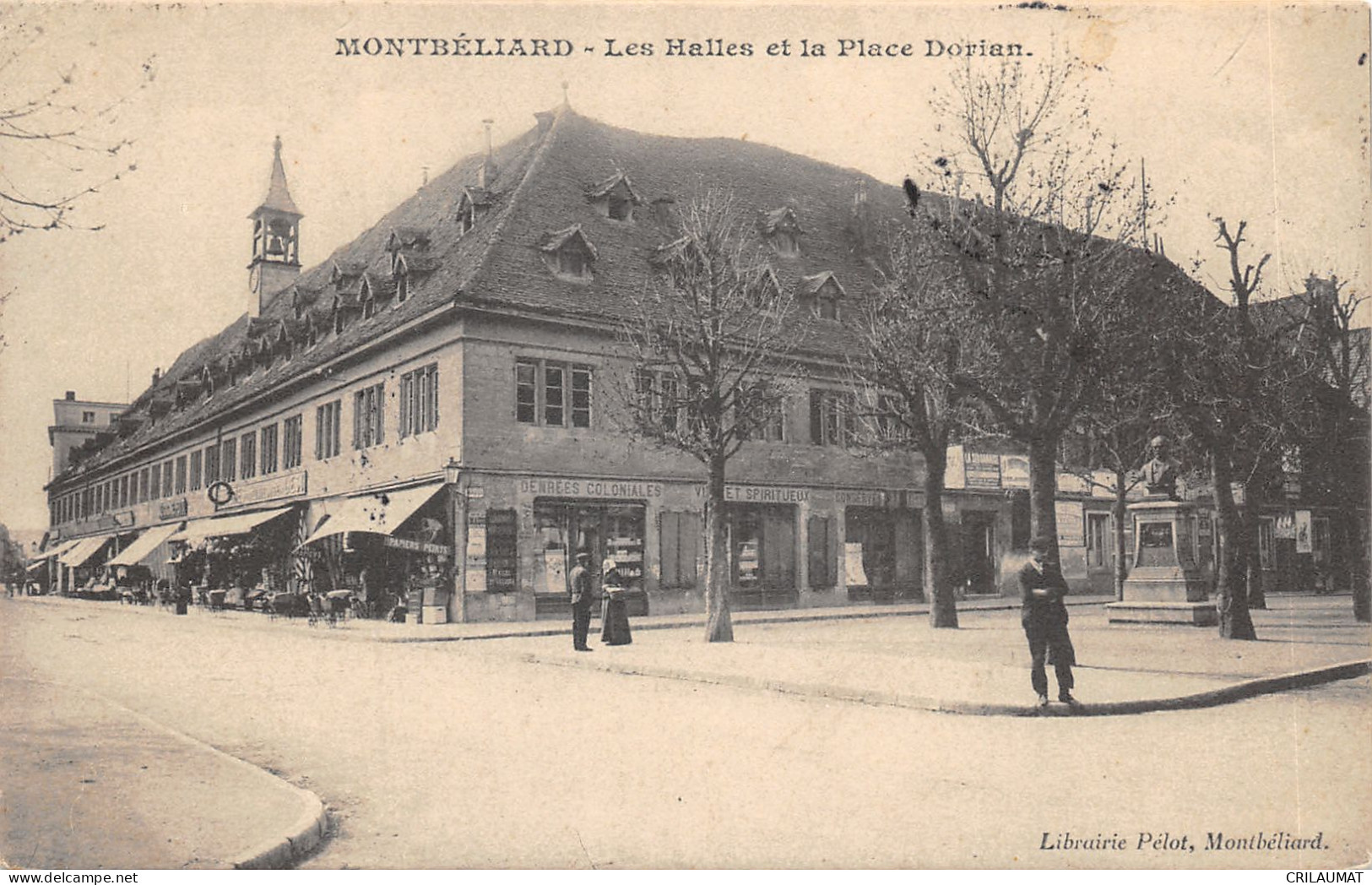 25-MONTBELIARD-HALLES ET LA PALCE DORIAN-N T6020-F/0291 - Montbéliard