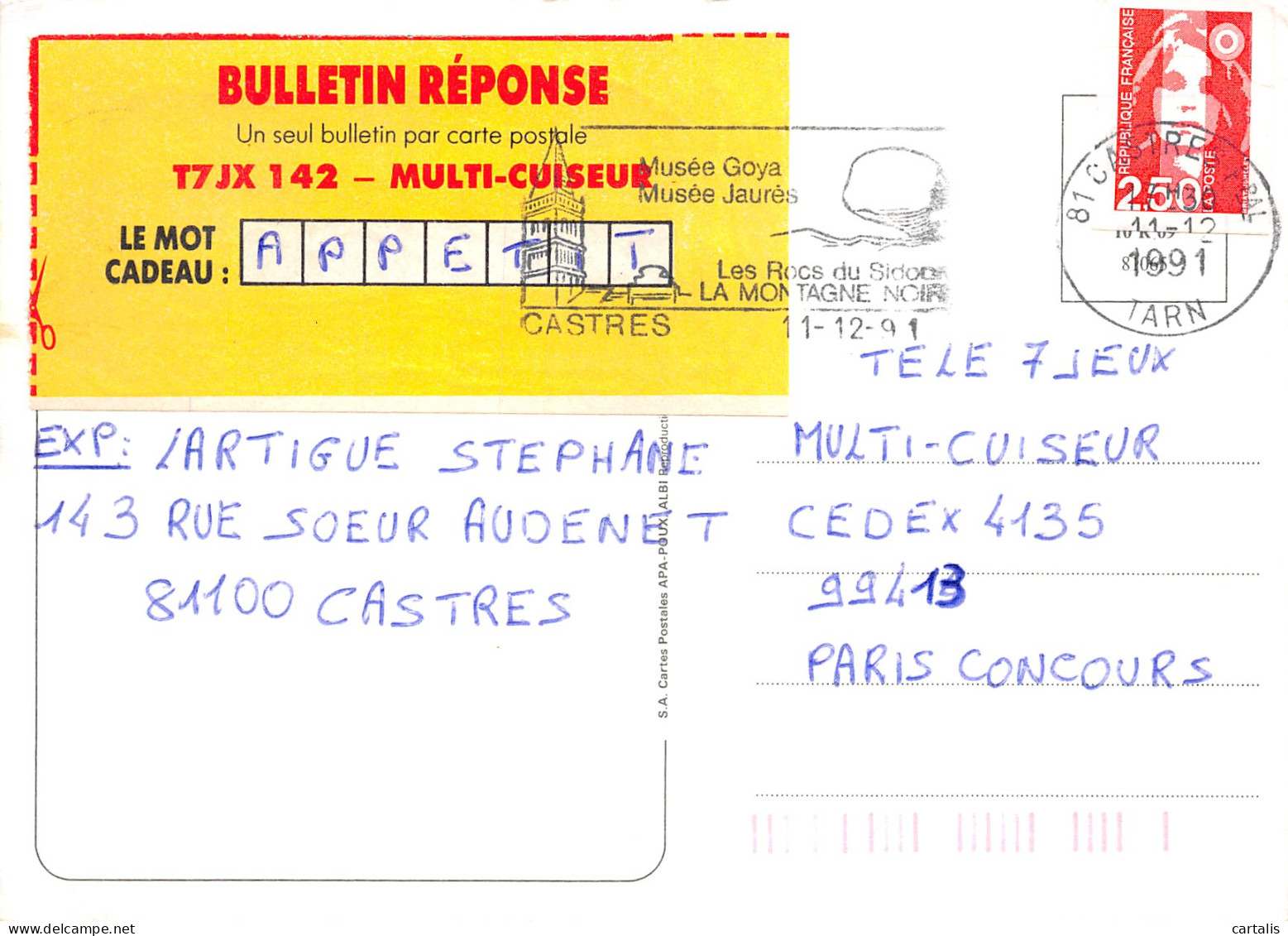 81-CASTRES-N°4159-D/0335 - Castres