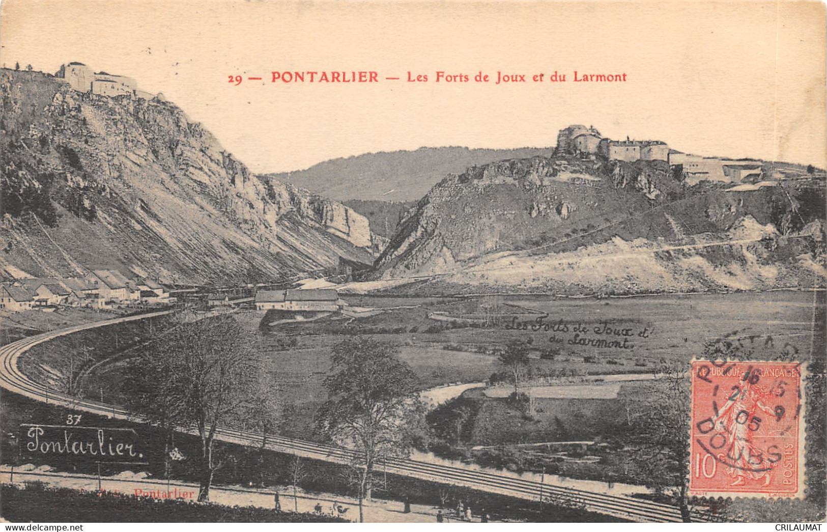 25-PONTARLIER-FORTS DE JOUX ET DU LARMONT-N T6020-G/0233 - Pontarlier