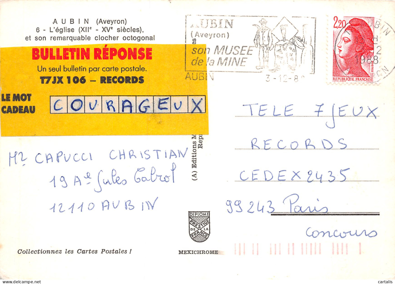 12-AUBIN-N°4160-D/0033 - Autres & Non Classés