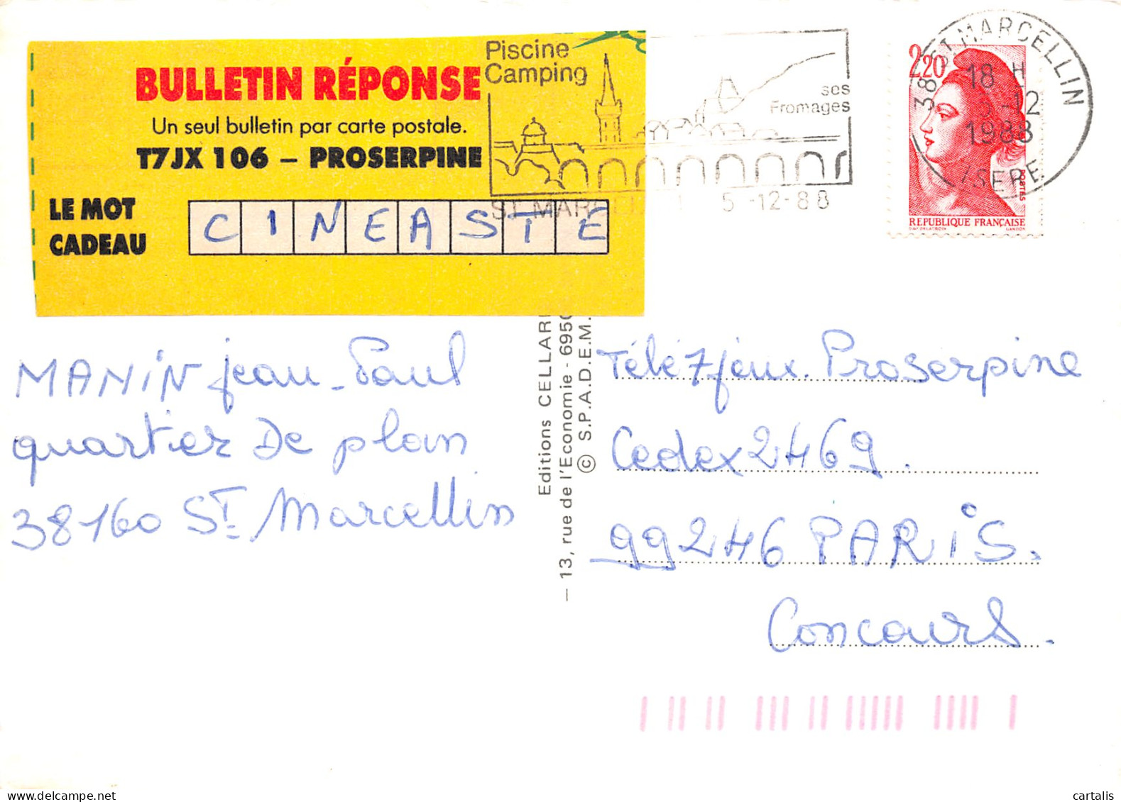 38-SAINT MARCELLIN-N°4161-A/0279 - Saint-Marcellin