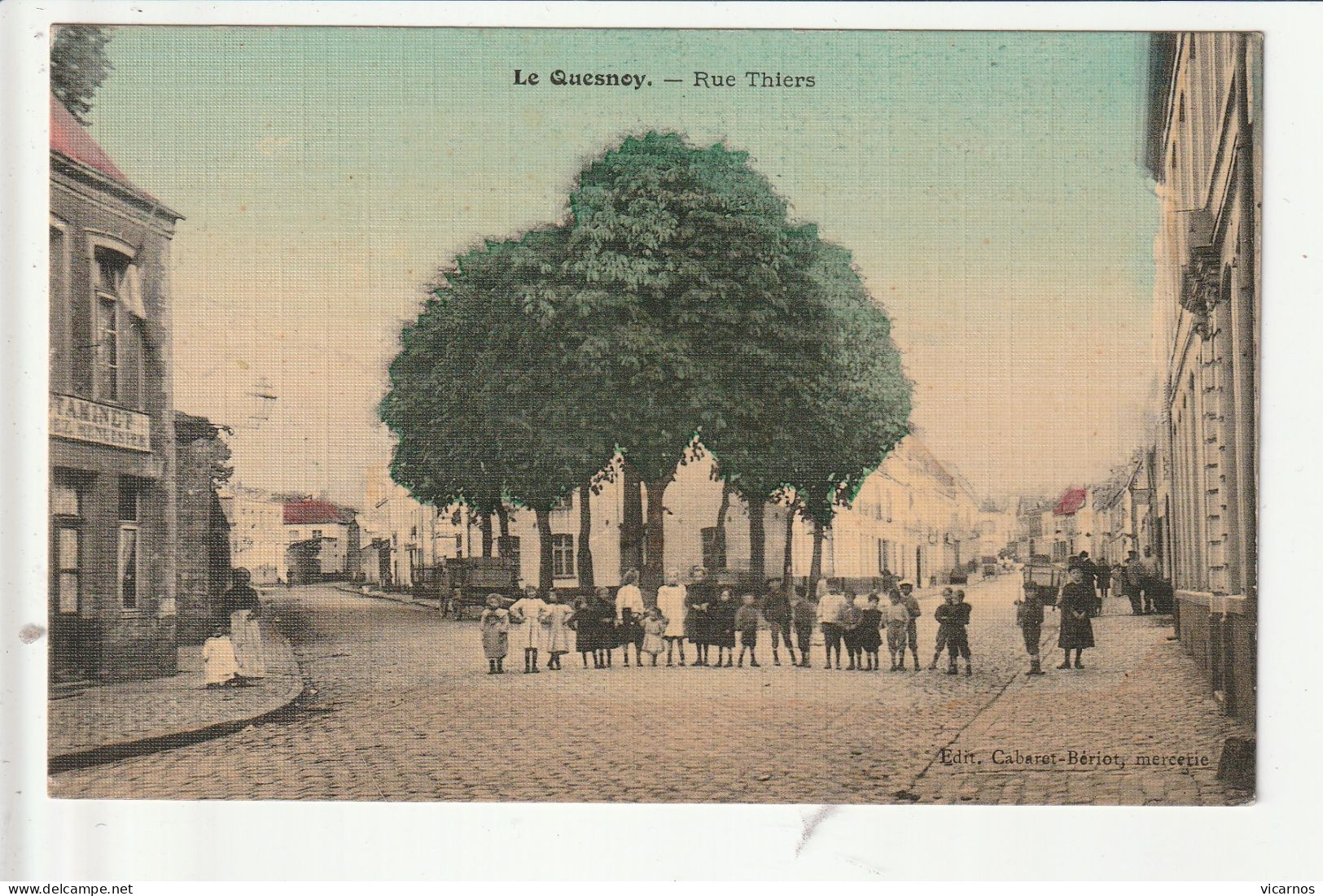 CP 59 LE QUESNOY Rue Thiers - Le Quesnoy