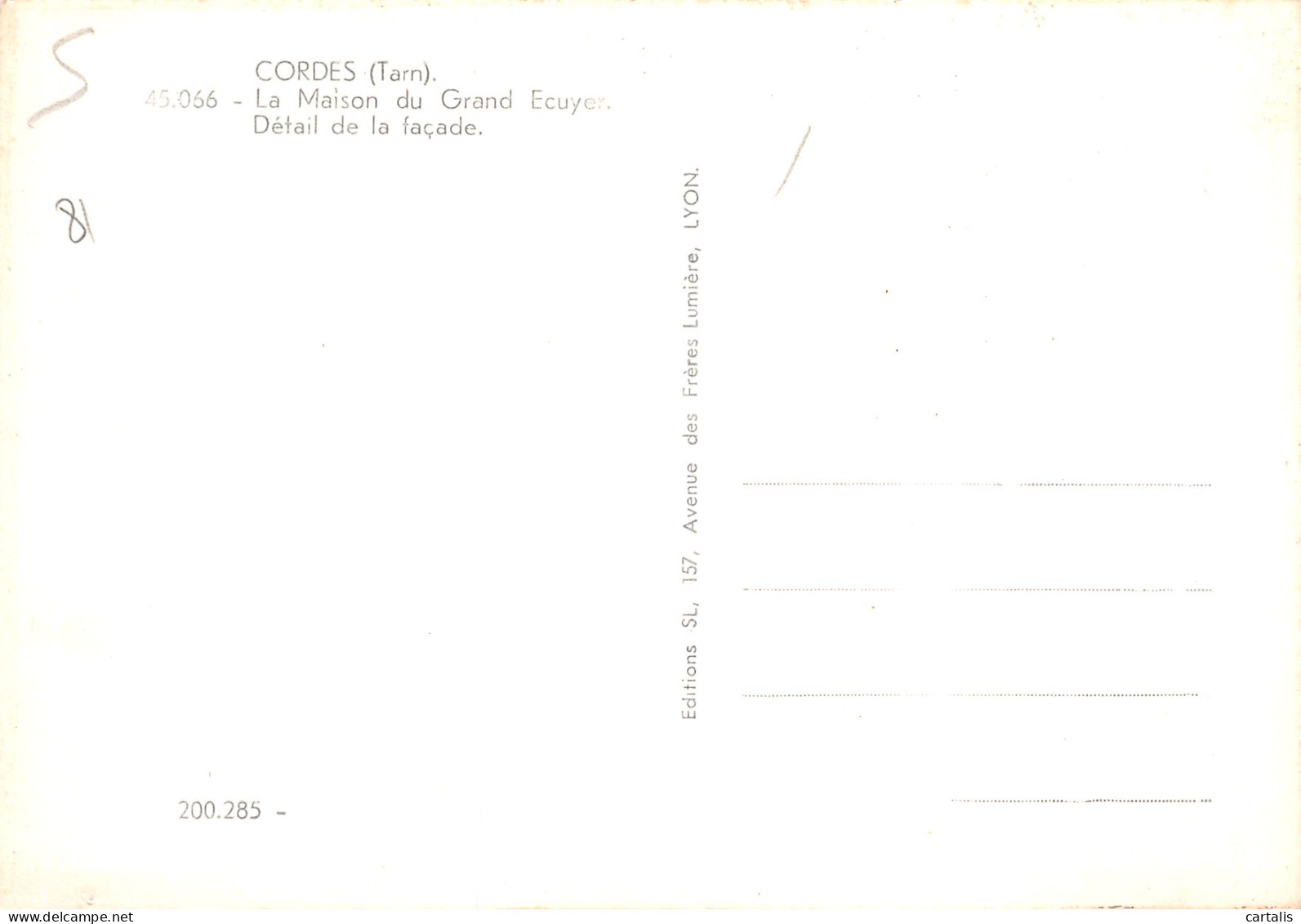 81-CORDES-N°4161-D/0049 - Cordes