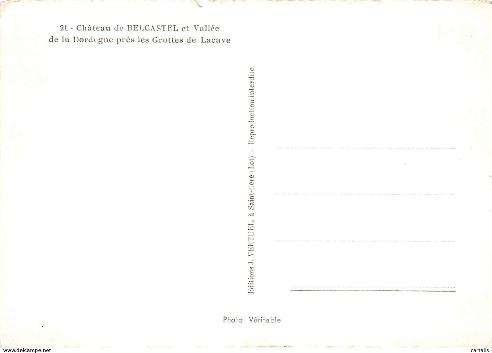 12-BELCASTEL LE CHATEAU -N°4161-C/0141 - Autres & Non Classés