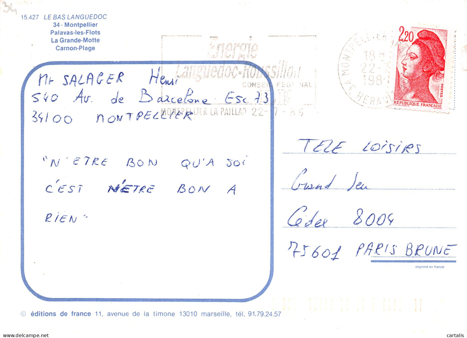 34-MONTPELLIER-N°4162-A/0047 - Montpellier