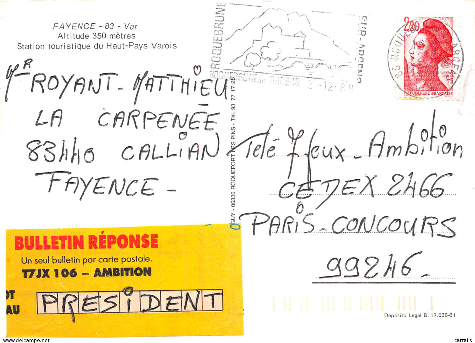 83-FAYENCE-N°4162-D/0345 - Fayence