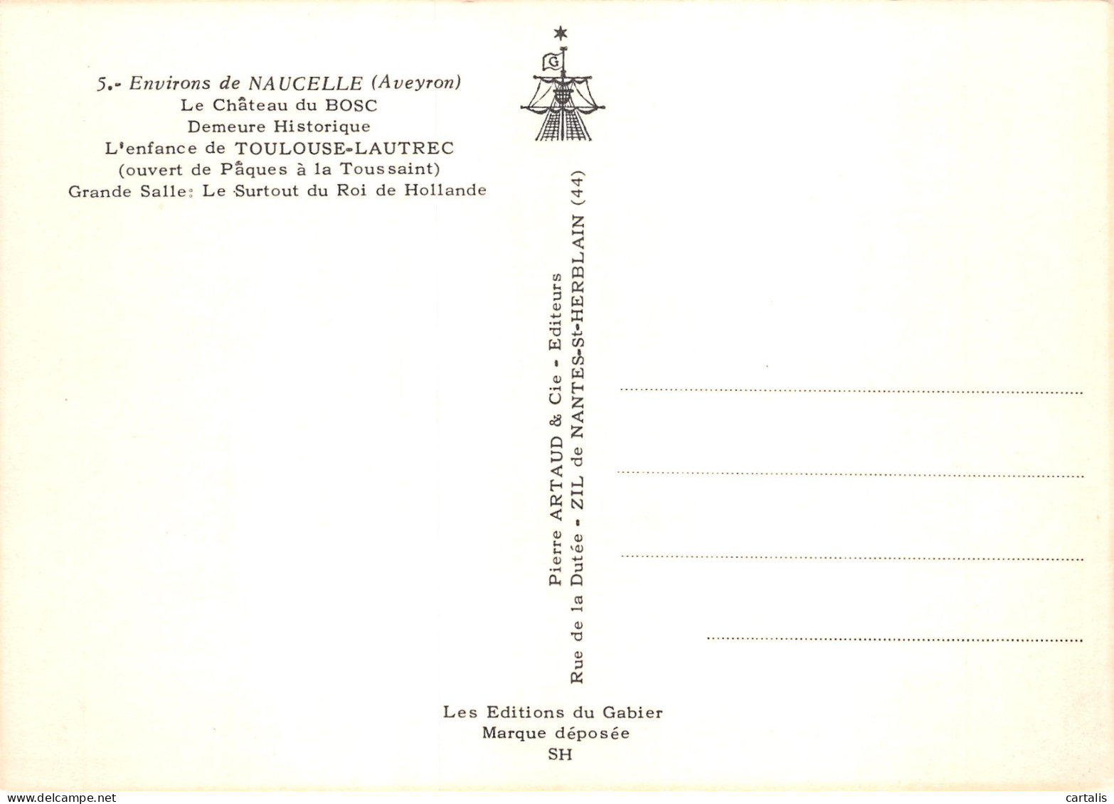 12-CHATEAU DU BOSC-N°4162-B/0329 - Autres & Non Classés