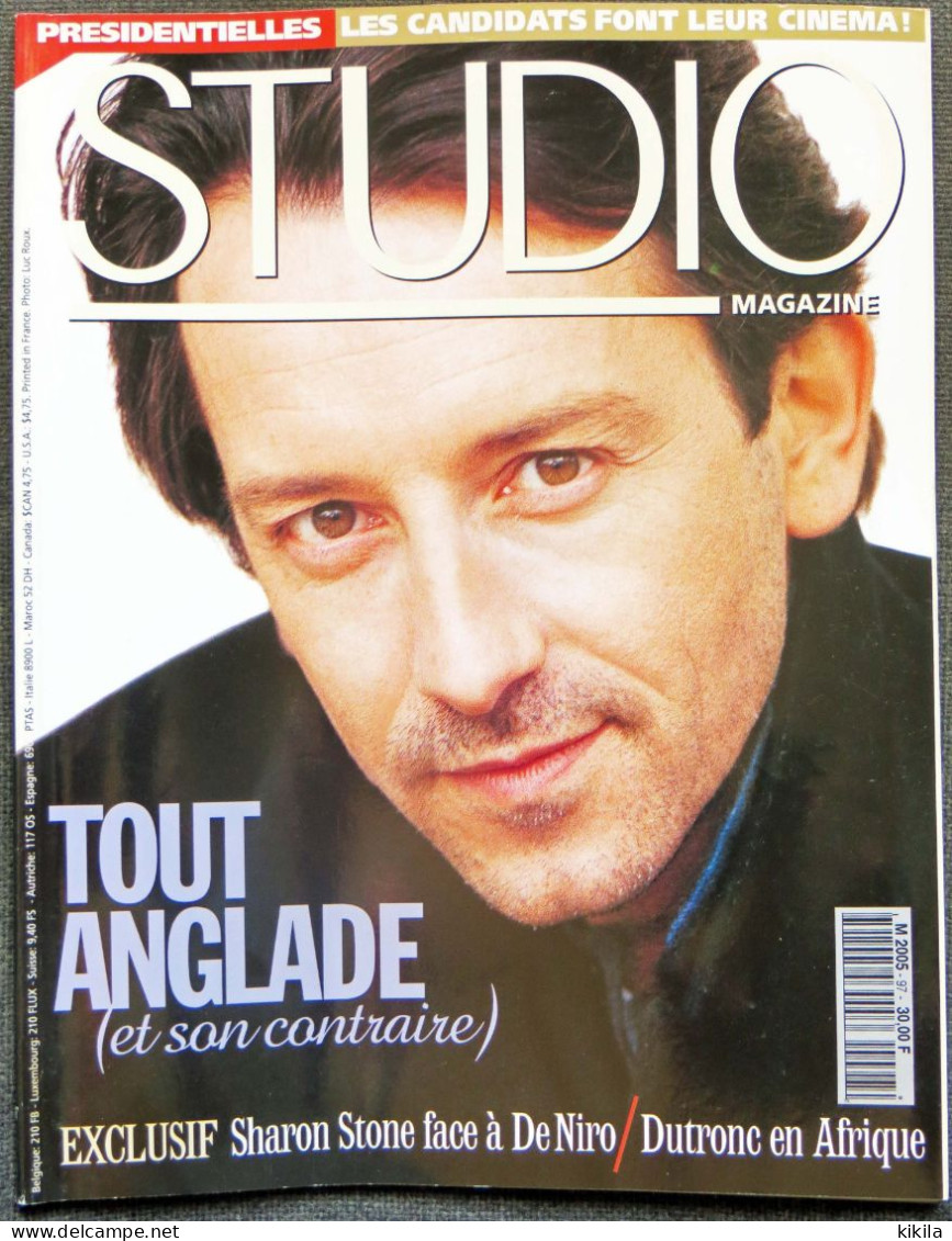 Revue STUDIO N° 97 Avril 1995 Jean-Hugues Anglade - Sharon Stone Face à De Niro - Jacques Dutronc En Afrique - Les * - Kino