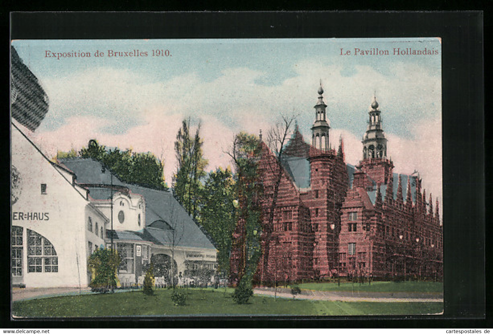 AK Bruxelles, Exposition 1910, Le Pavillon Hollandais  - Expositions