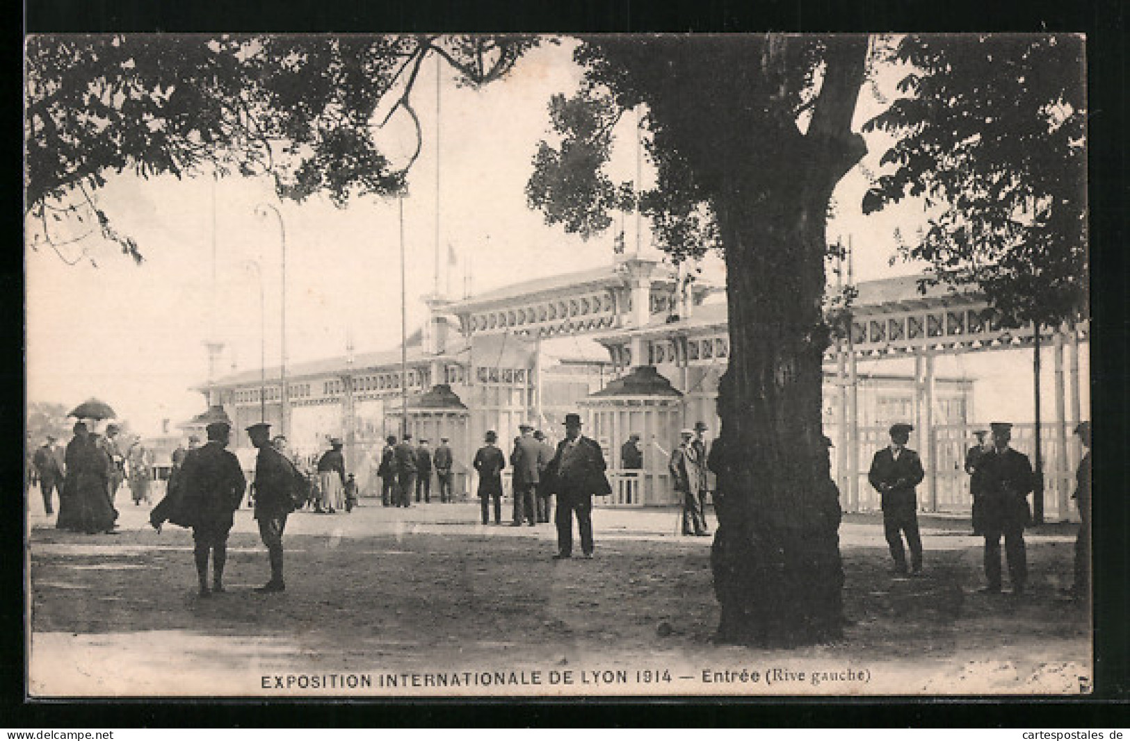 AK Lyon, Exposition Internationale 1914, Entrée, Ausstellung  - Ausstellungen