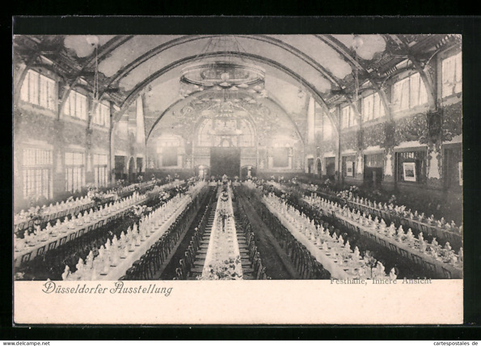 AK Düsseldorf, Industrie- U. Gewerbe-Ausstellung 1902, Festhalle  - Exhibitions
