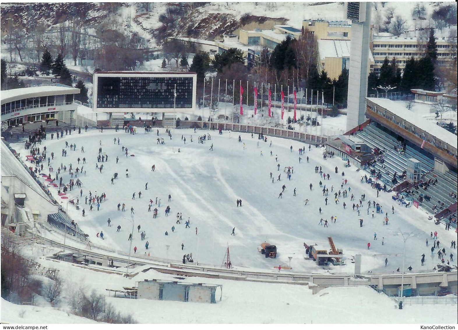 Almaty, Kasachstan, Mountain Skating, 11,5 X 16,5 Cm, Nicht Gelaufen - Wintersport