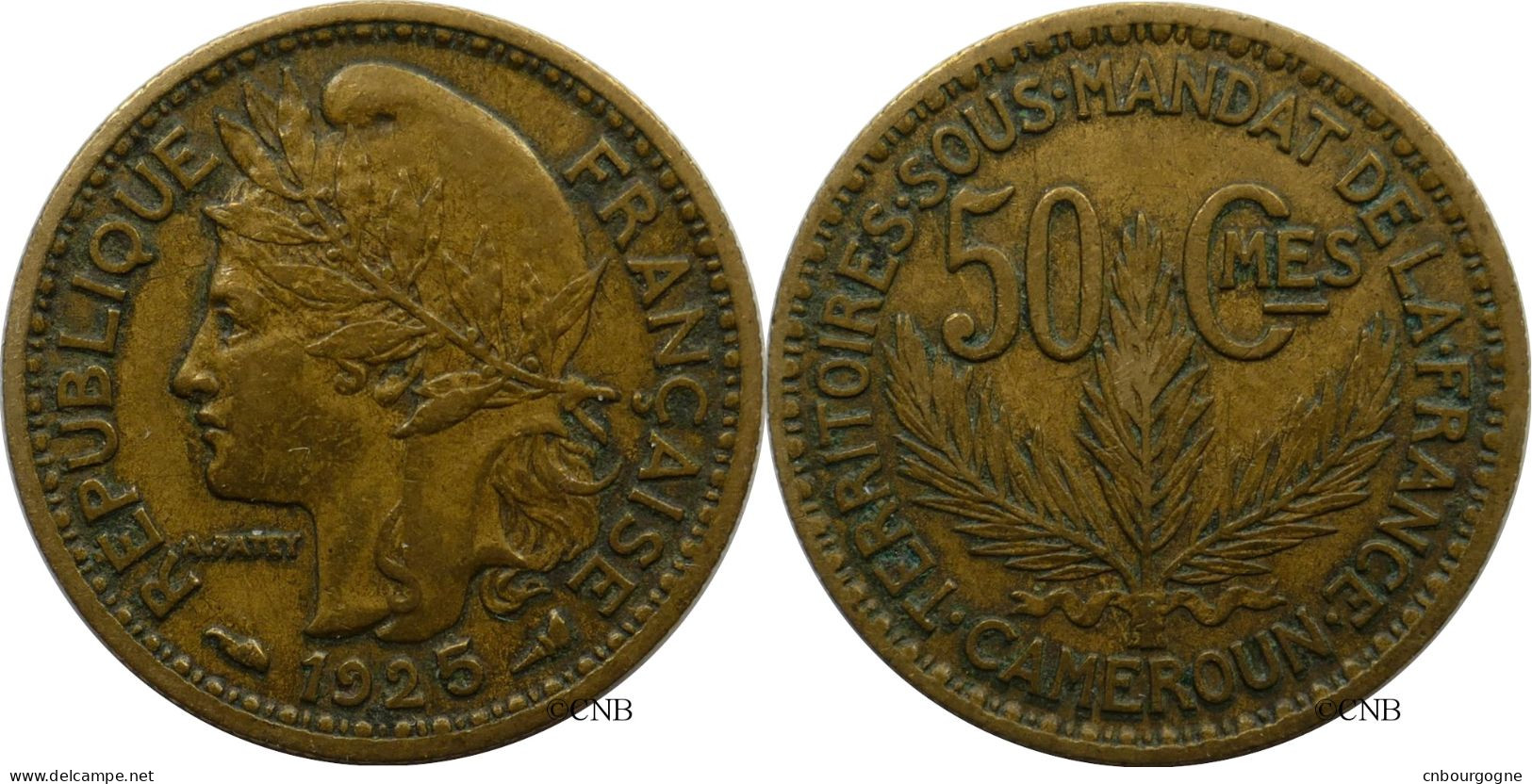 Cameroun - Mandat Français - 50 Centimes 1925 - TTB/XF45 - Mon5900 - Camerun