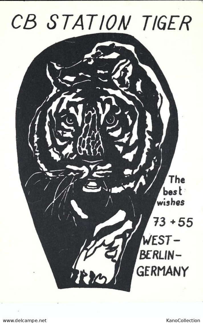 CB Station Tiger, West-Berlin, Germany, Nicht Gelaufen - Tigri