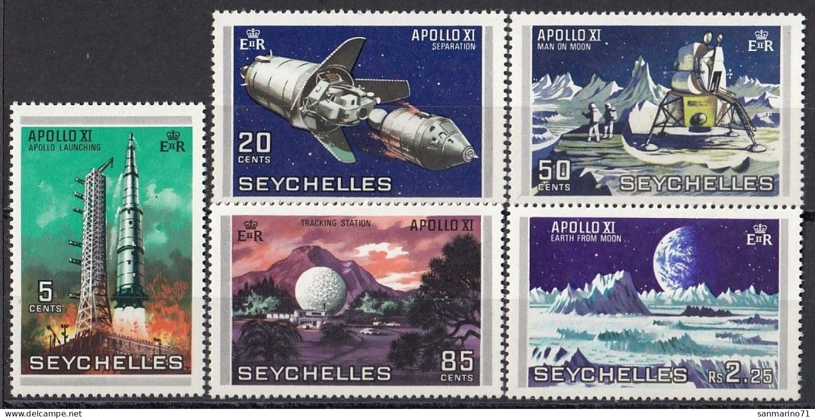 SEYCHELLES 254-258,unused (**) - Seychelles (1976-...)