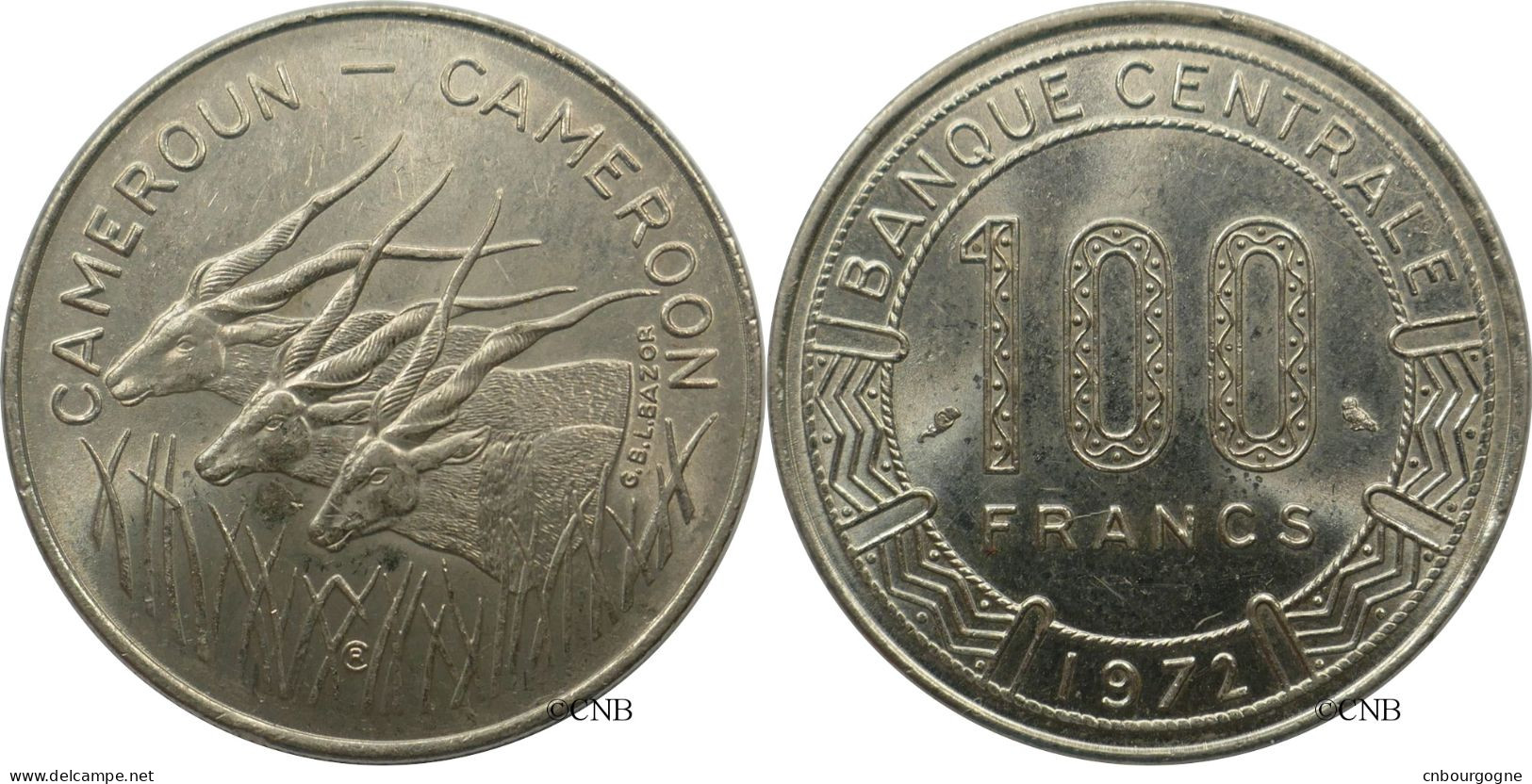 Cameroun - République - 100 Francs 1972 - SUP/AU58 - Mon5986 - Cameroon