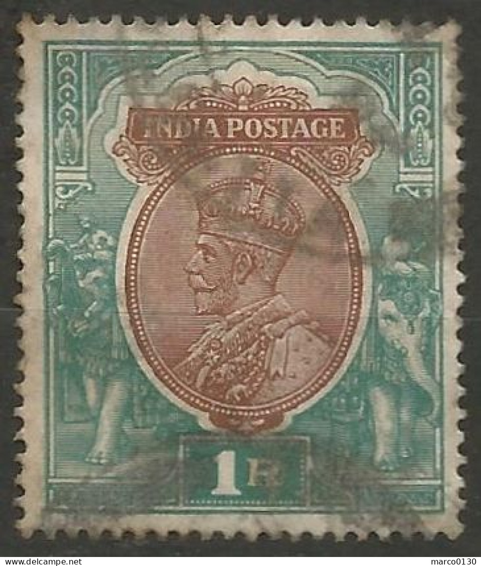 INDE ANGLAISE N° 91 OBLITERE - 1911-35 King George V
