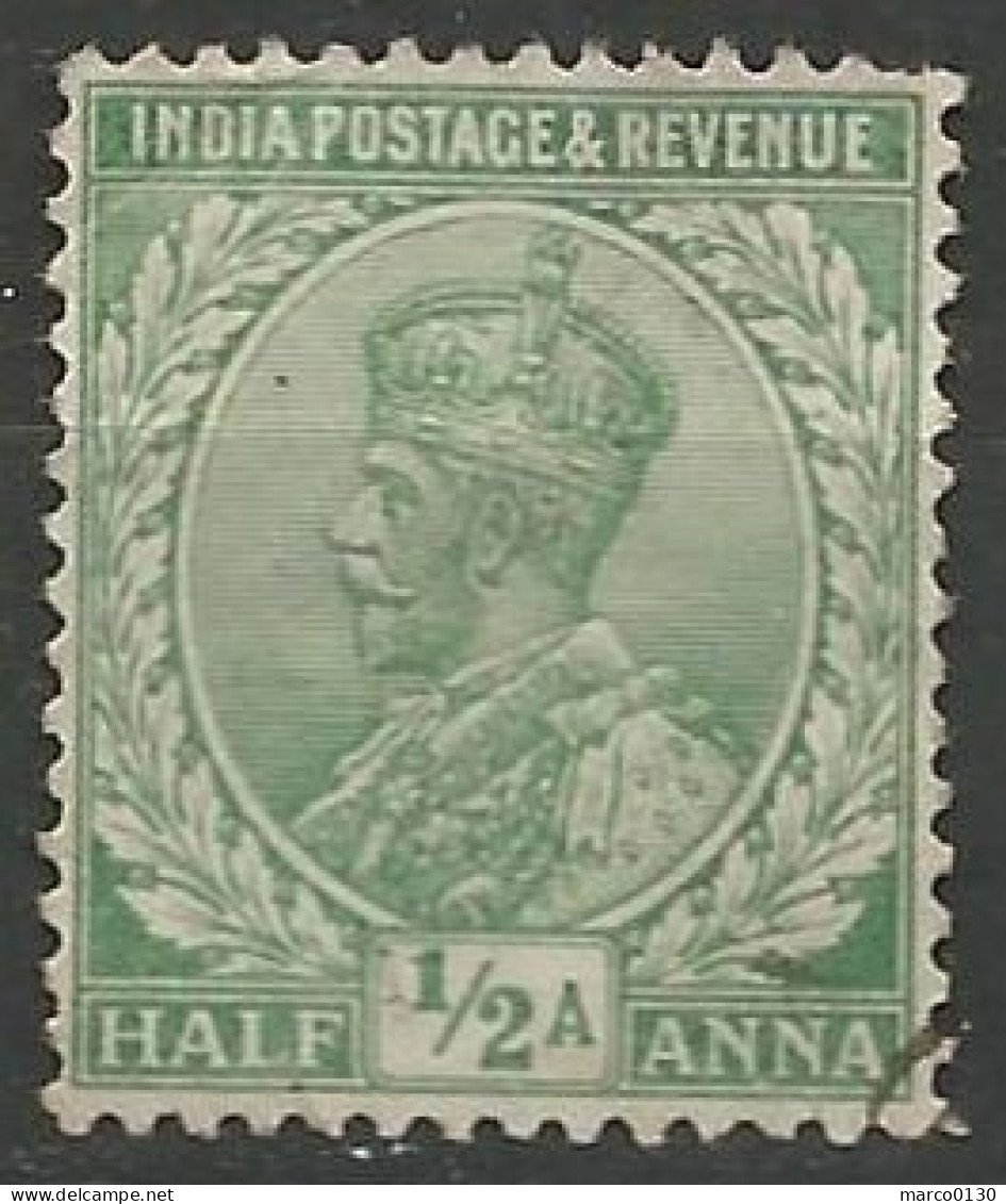 INDE ANGLAISE N° 76 OBLITERE - 1911-35 King George V