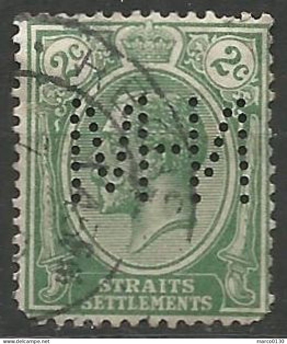 MALAISIE / STRAITS SETTLEMENTS N° 166 OBLITERE - Straits Settlements