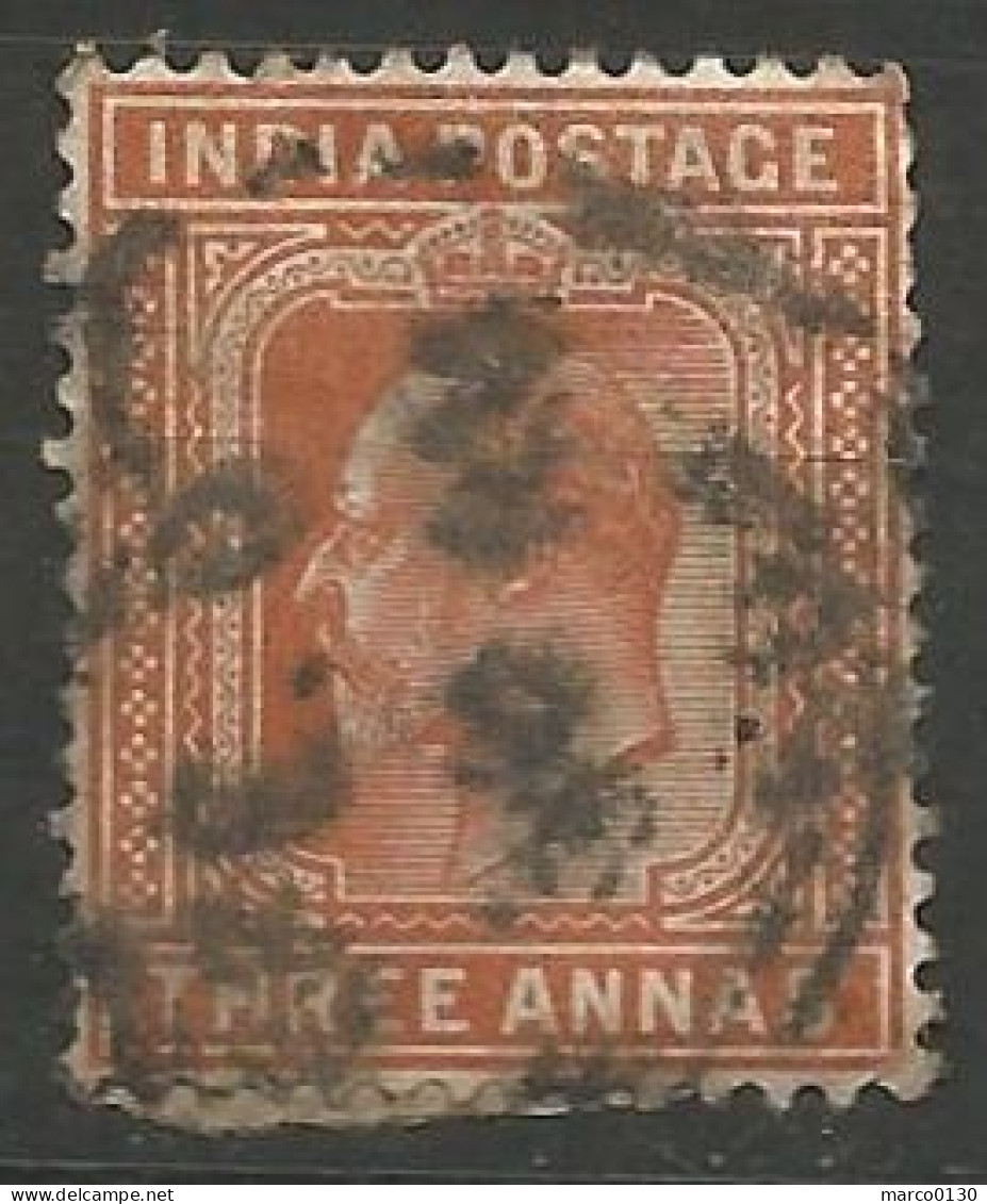 INDE ANGLAISE N° 62 OBLITERE - 1902-11 King Edward VII