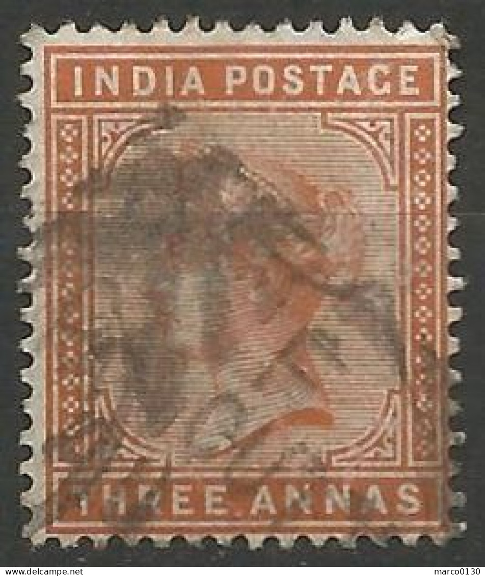 INDE ANGLAISE N° 38 OBLITERE - 1882-1901 Empire