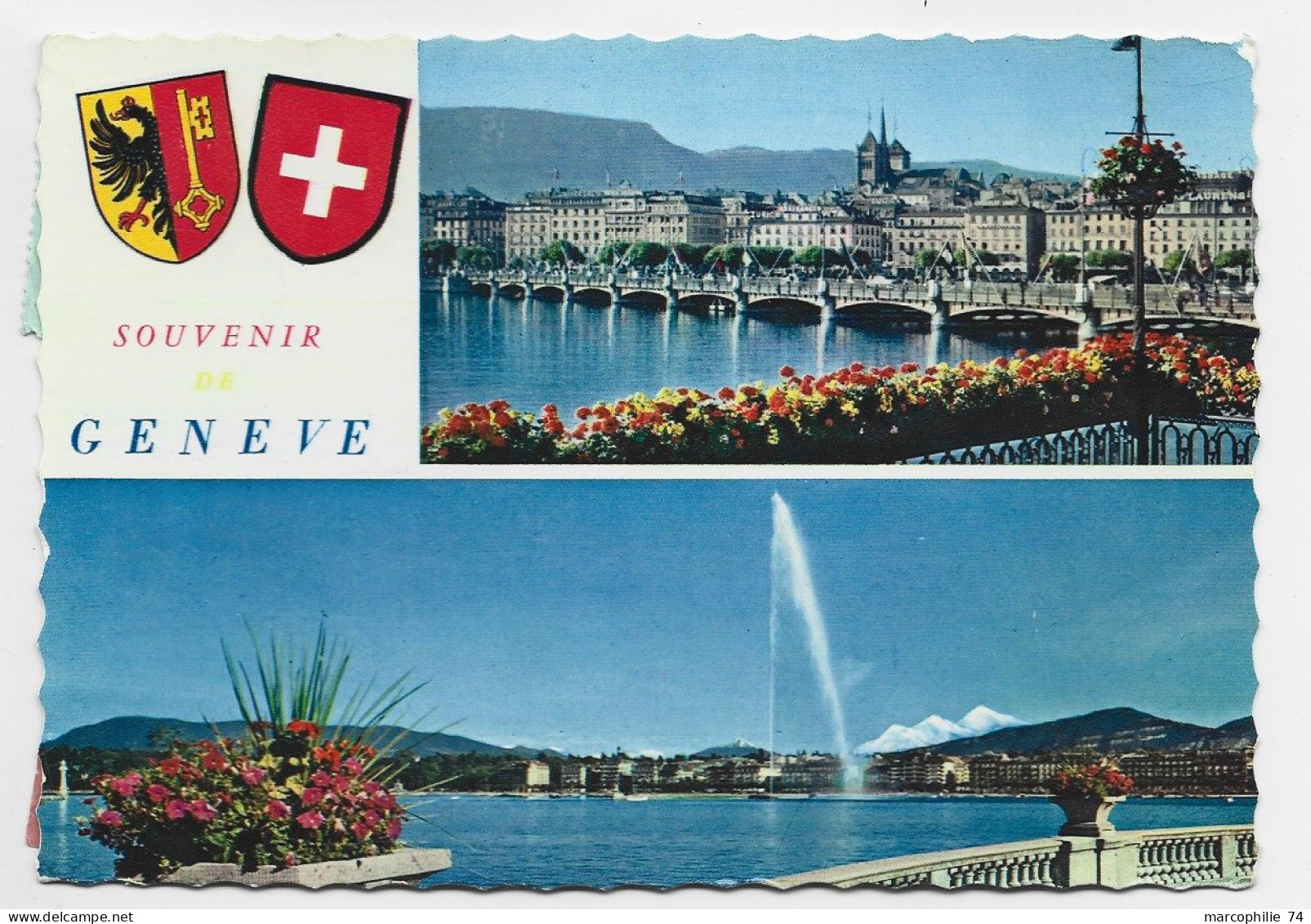 HELVETIA SUISSE 10C+ 1FR CARTE EXPRES GENEVE 1960 TO BEOGRAD YOUGOSLAVIE - Briefe U. Dokumente