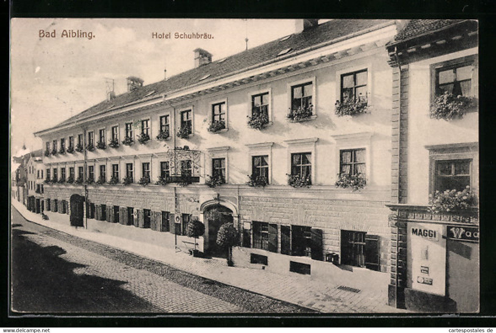AK Bad Aibling, Hotel Schuhbräu In Der Rosenheimer Strasse  - Rosenheim