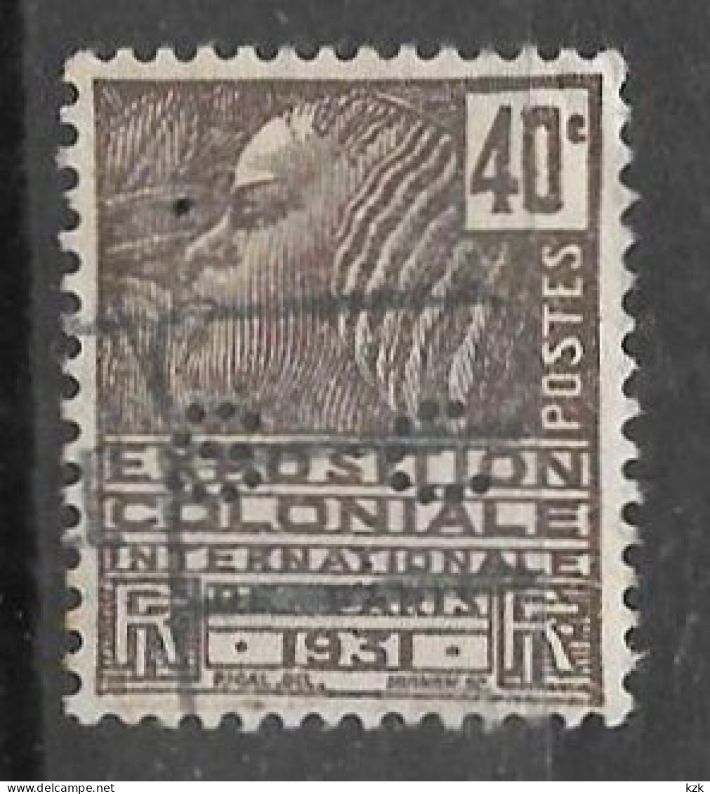 735	N°	271	Perforé	-	SC 23	-	SOCIETE CHIMIQUE DES USINES DU RHONE - Used Stamps