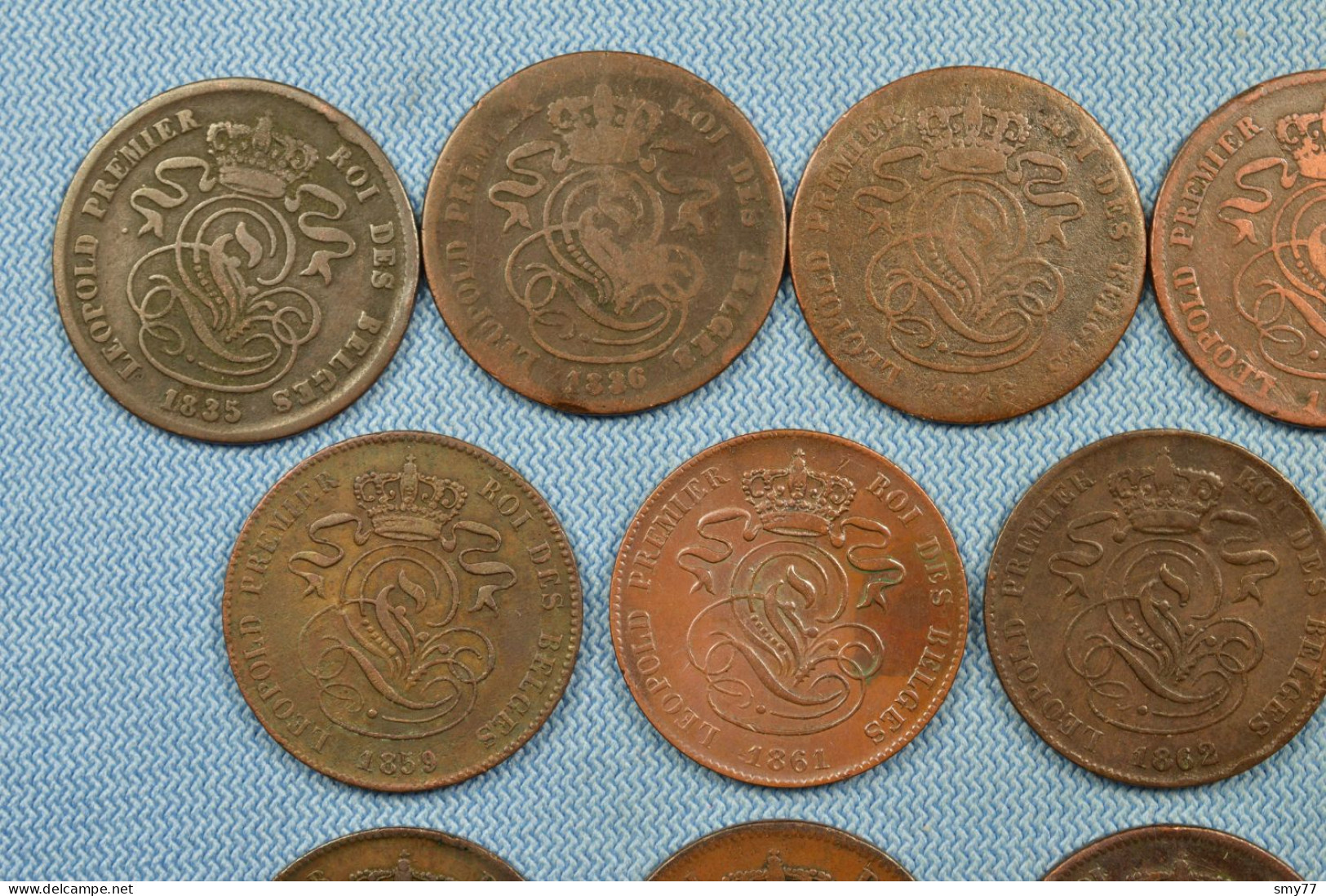 Belgique / Belgium • 21x • 2 Centimes • ≥ 1835 • All Different • Some Scarcer Dates, Overdates Or High Grades • [24-623] - Collections