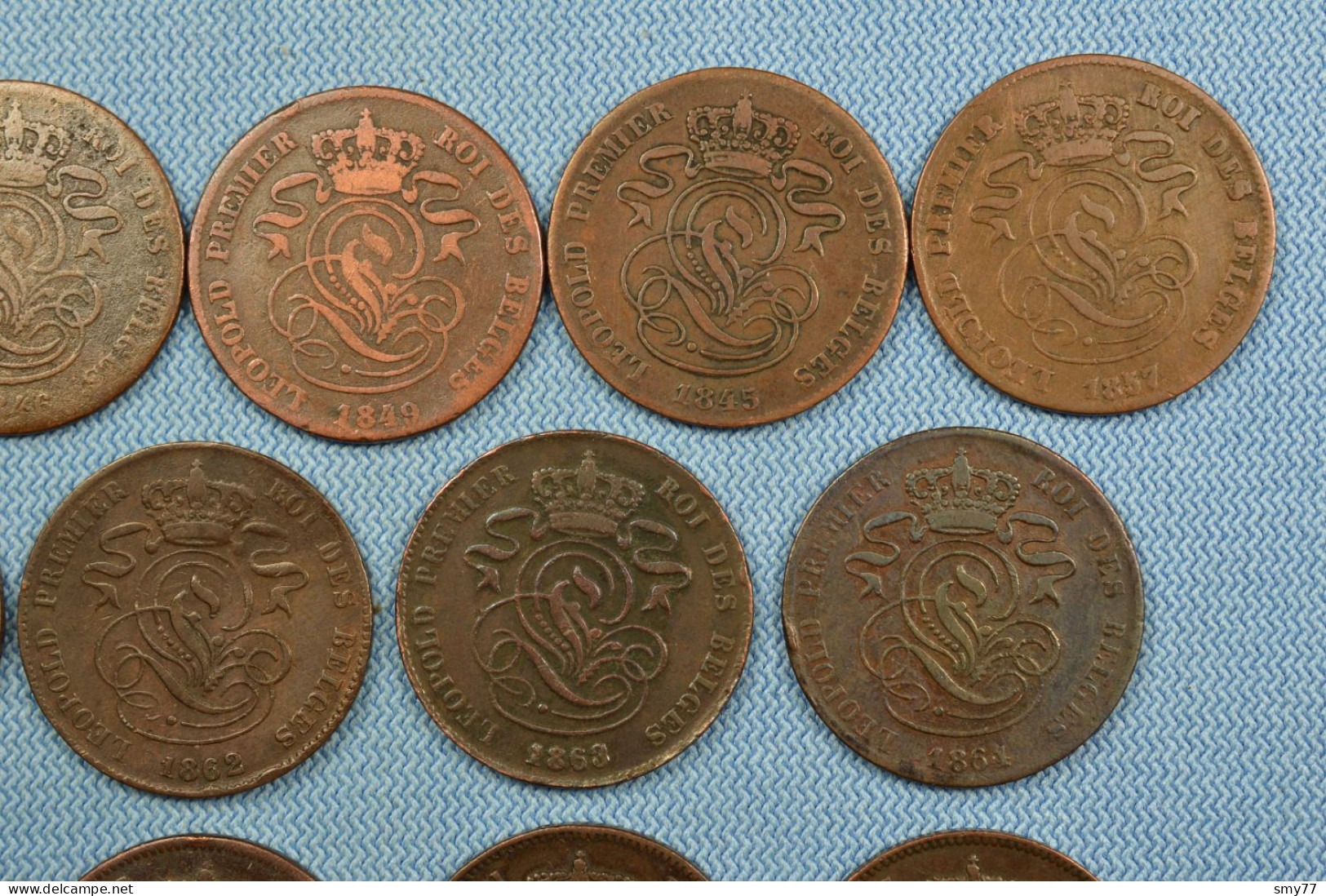 Belgique / Belgium • 21x • 2 Centimes • ≥ 1835 • All Different • Some Scarcer Dates, Overdates Or High Grades • [24-623] - Colecciones