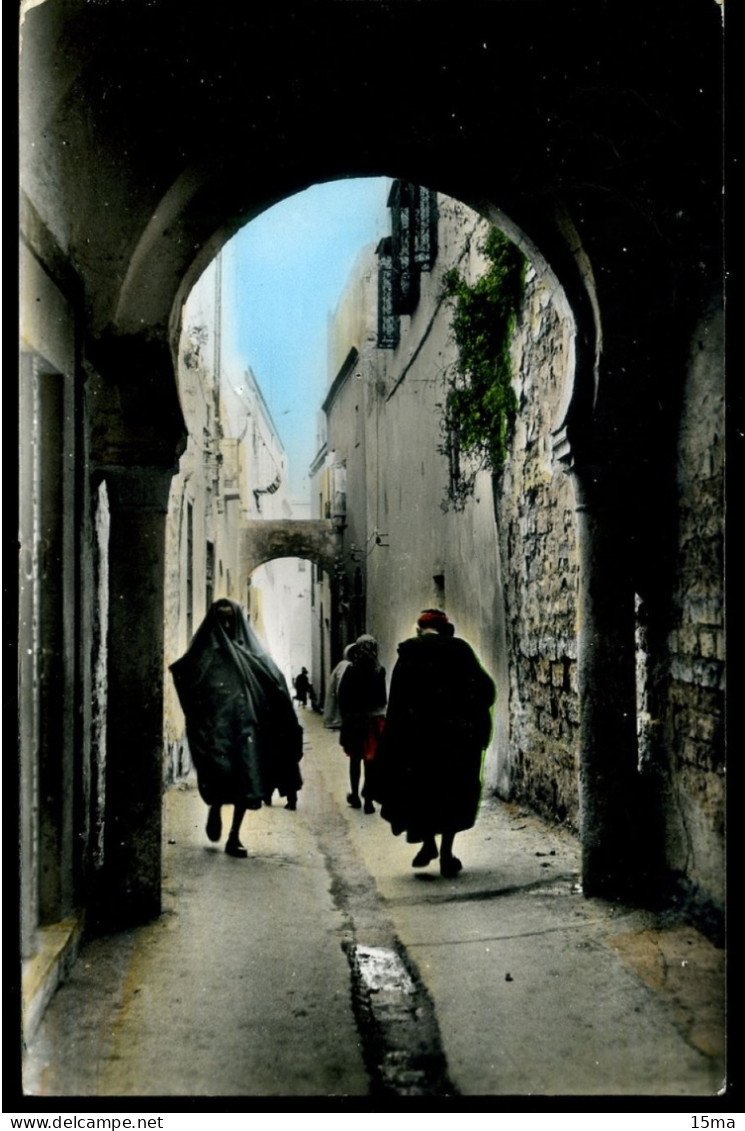 TUNIS La Rue De La Medina 1962 Gaston LEVY - Tunisie