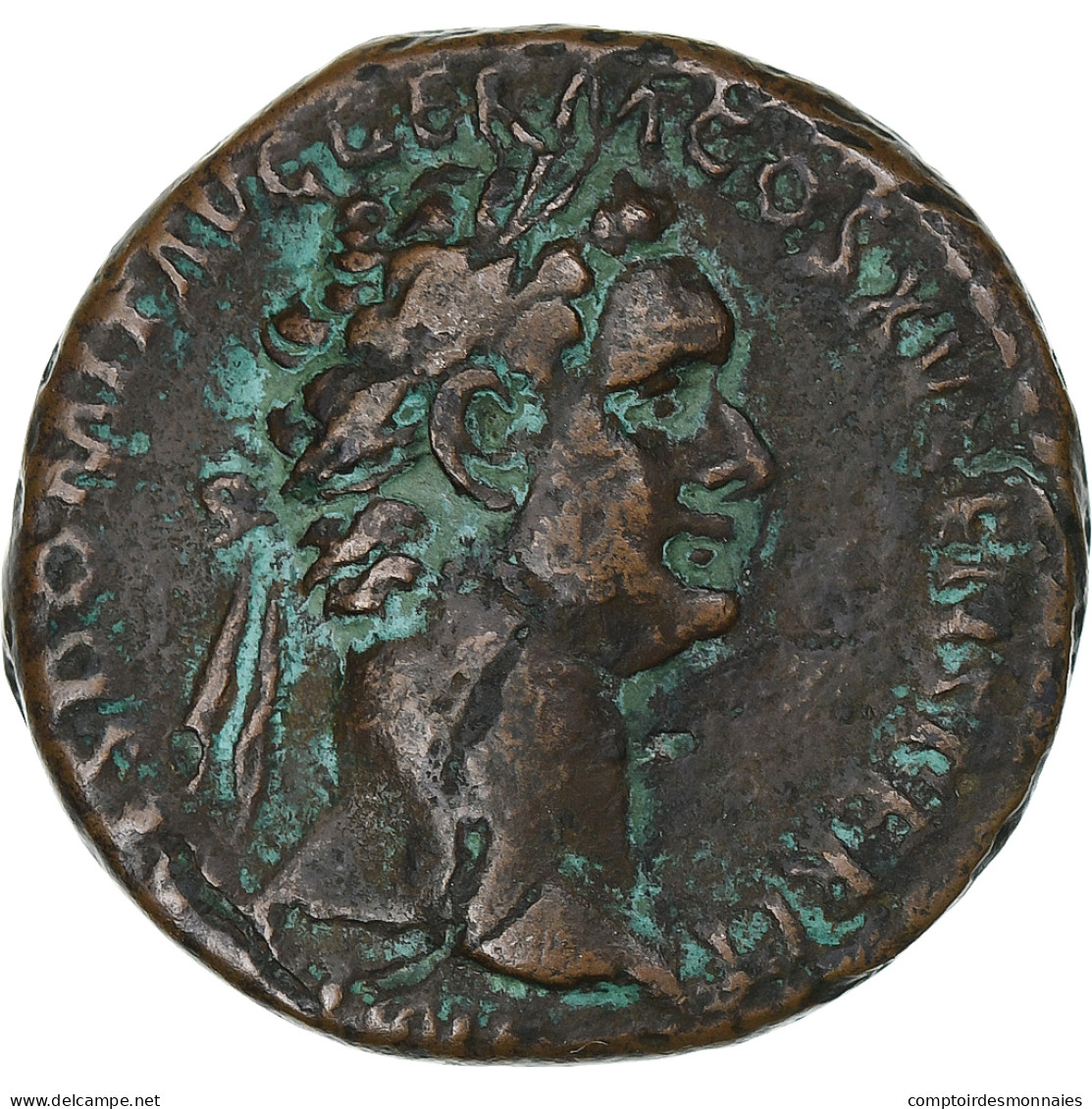 Domitien, As, 90-91, Rome, Bronze, TTB, RIC:708 - The Flavians (69 AD Tot 96 AD)