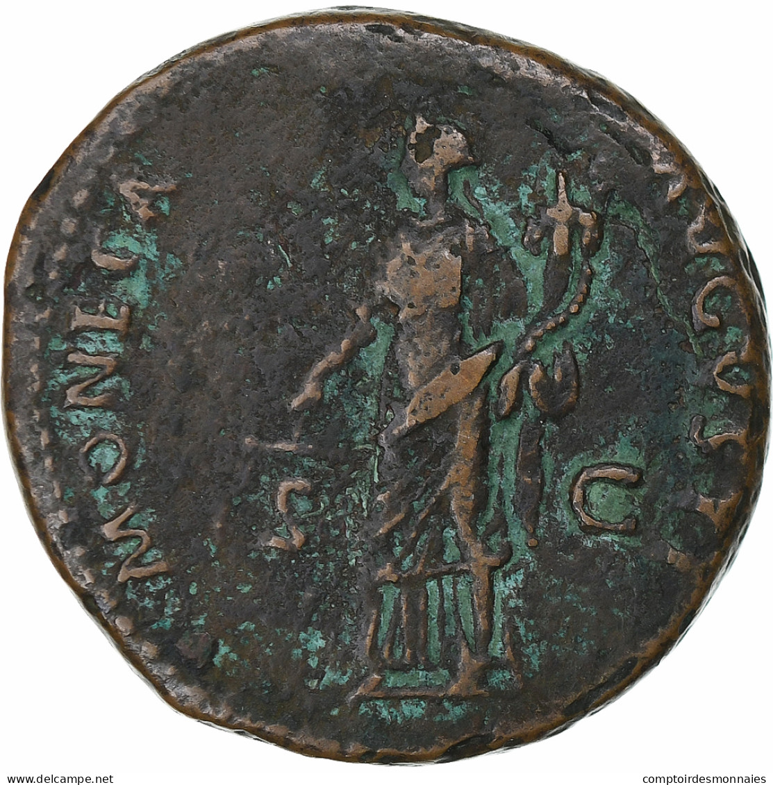 Domitien, As, 90-91, Rome, Bronze, TTB, RIC:708 - Les Flaviens (69 à 96)