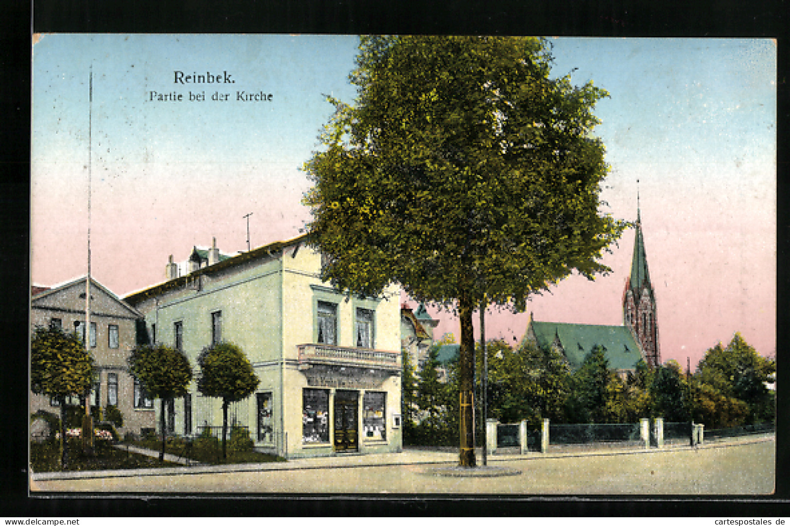 AK Reinbek, Partie Bei Der Kirche  - Reinbek