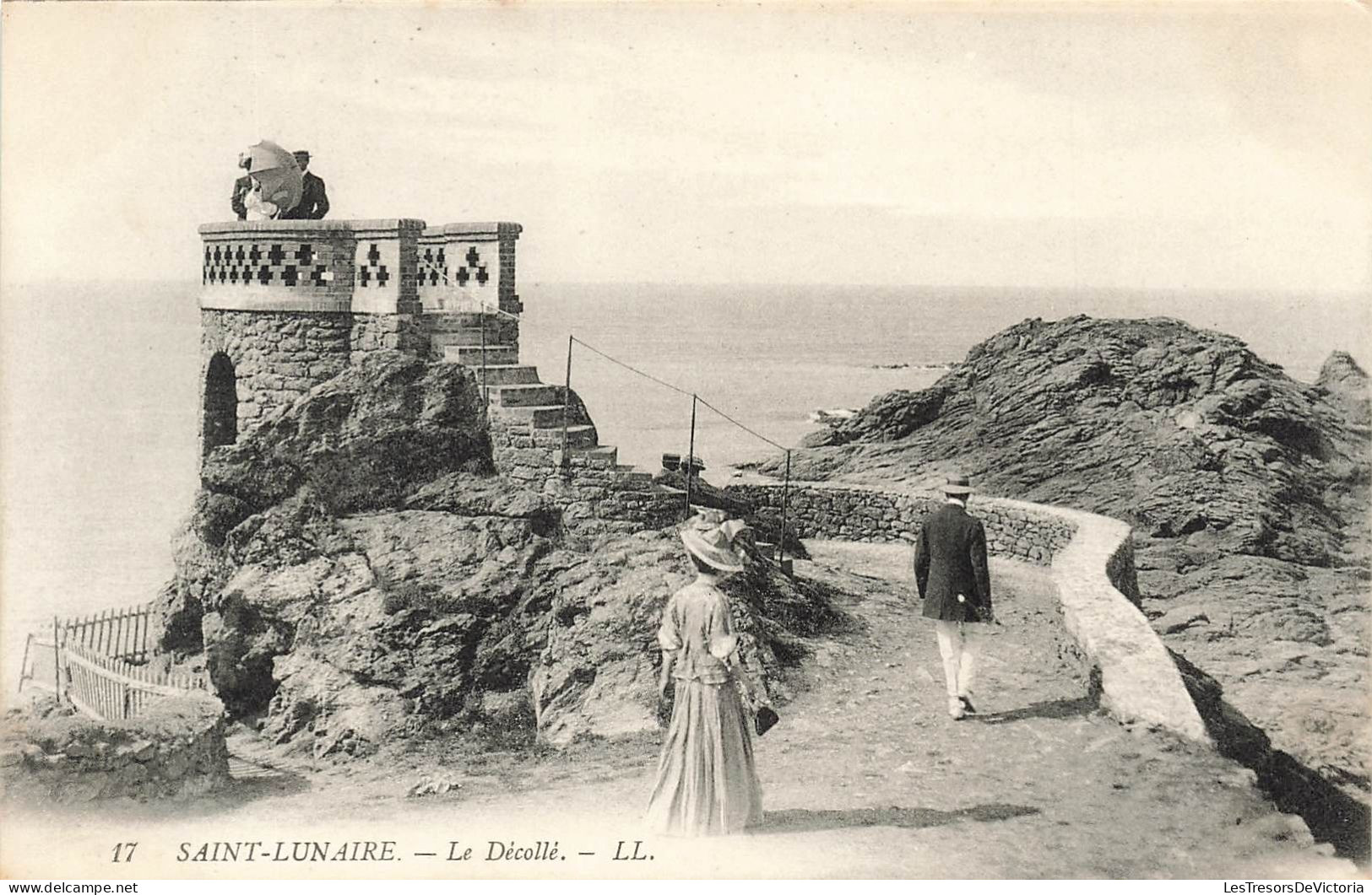 FRANCE - Saint Lunaire - Le Décollé - L L - Vue Sur La Mer - Vue Générale - Animé - Carte Postale Ancienne - Saint-Lunaire