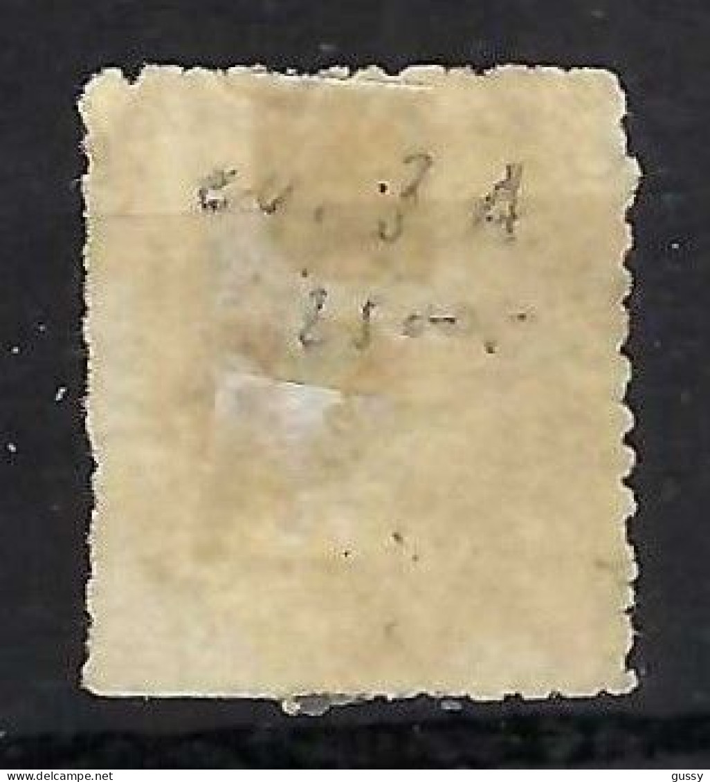 BAHAMAS Ca.1862: Le Y&T 3A Obl. Aminci Forte Cote - 1859-1963 Crown Colony