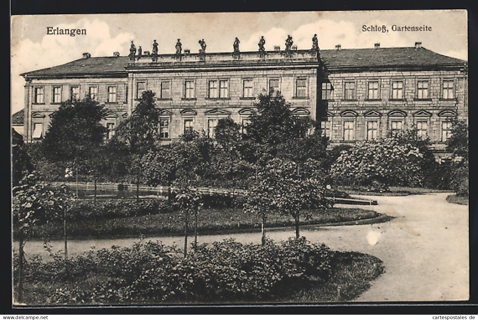 AK Erlangen, Schloss Von Der Gartenseite  - Erlangen